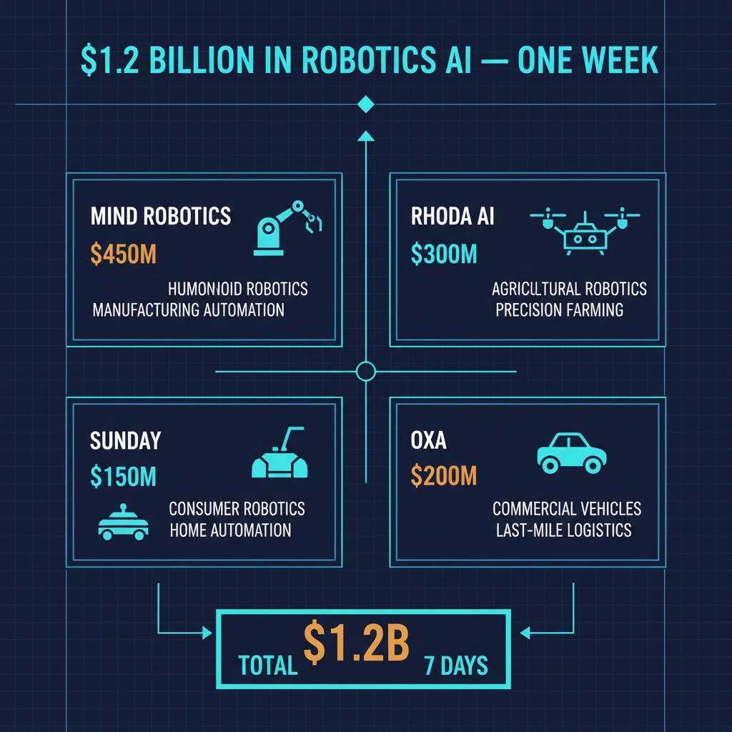 Four robotics AI companies and their focus areas