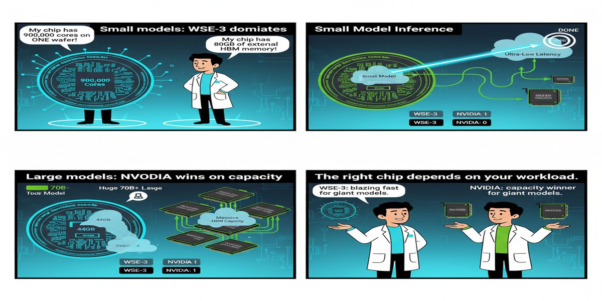 Cerebras Wse Vs Nvidia - Educational Comic