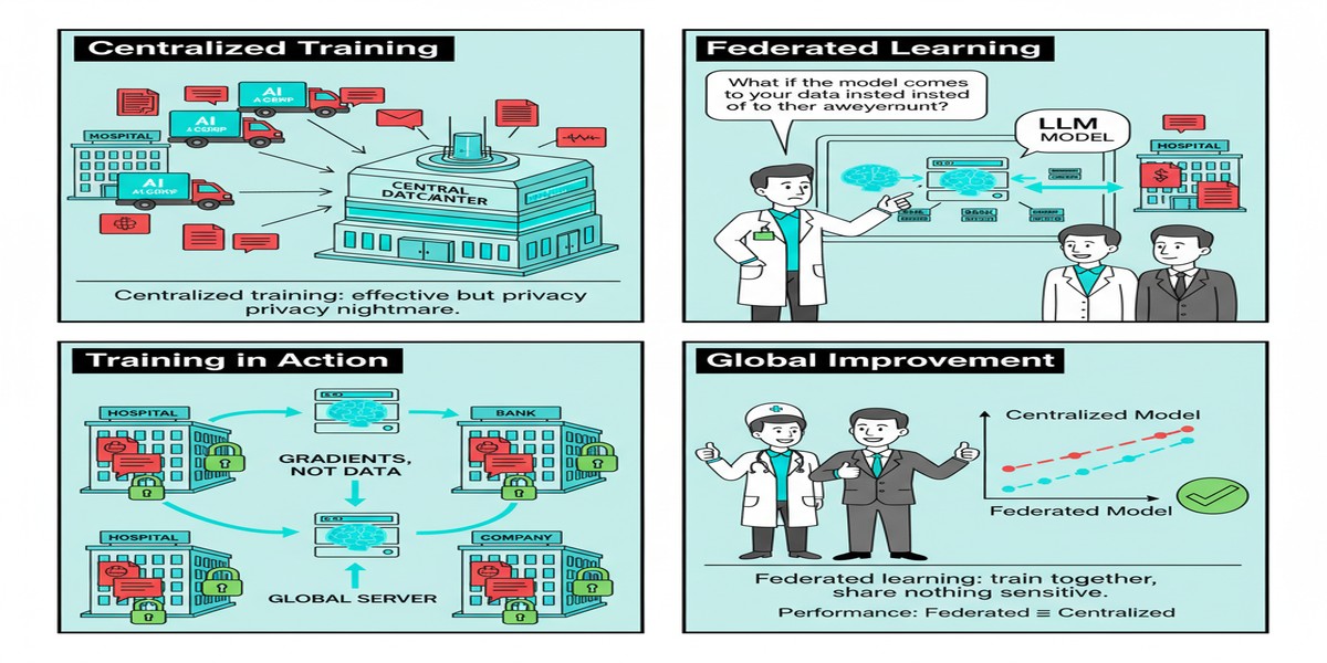 Federated Learning Llm Privacy - Educational Comic