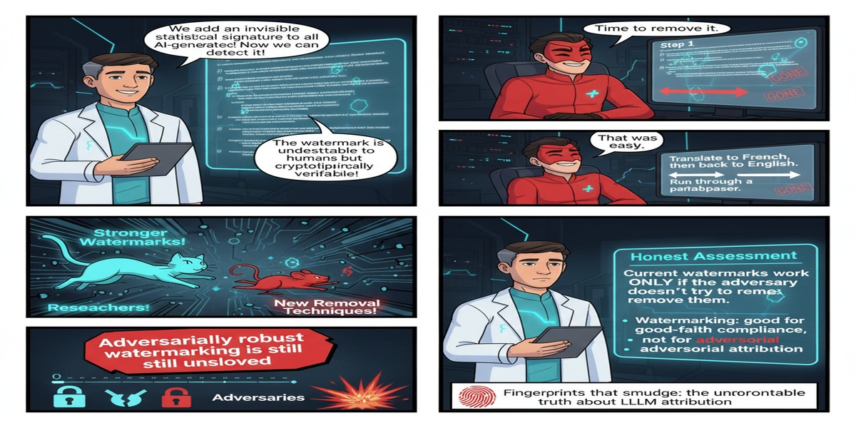 Llm Fingerprints Adversarial - Educational Comic