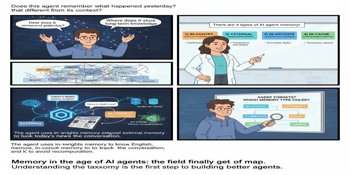 Memory Age Of Ai Agents - Educational Comic