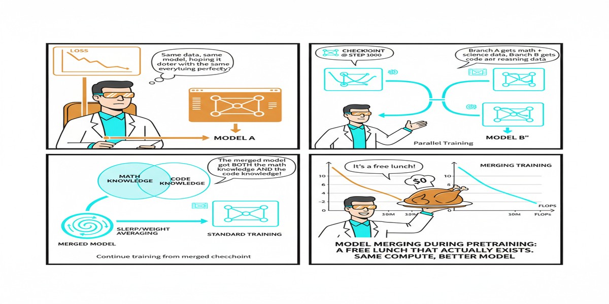 Paper Modeling Merge Model Merging During Pretraining: A Free Lunch That Actually Exists ...
