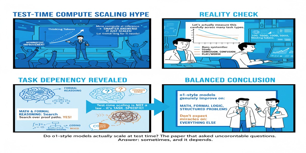 Revisiting O1 Test Time Scaling - Educational Comic