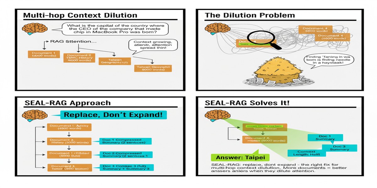 Seal Rag Context Dilution - Educational Comic