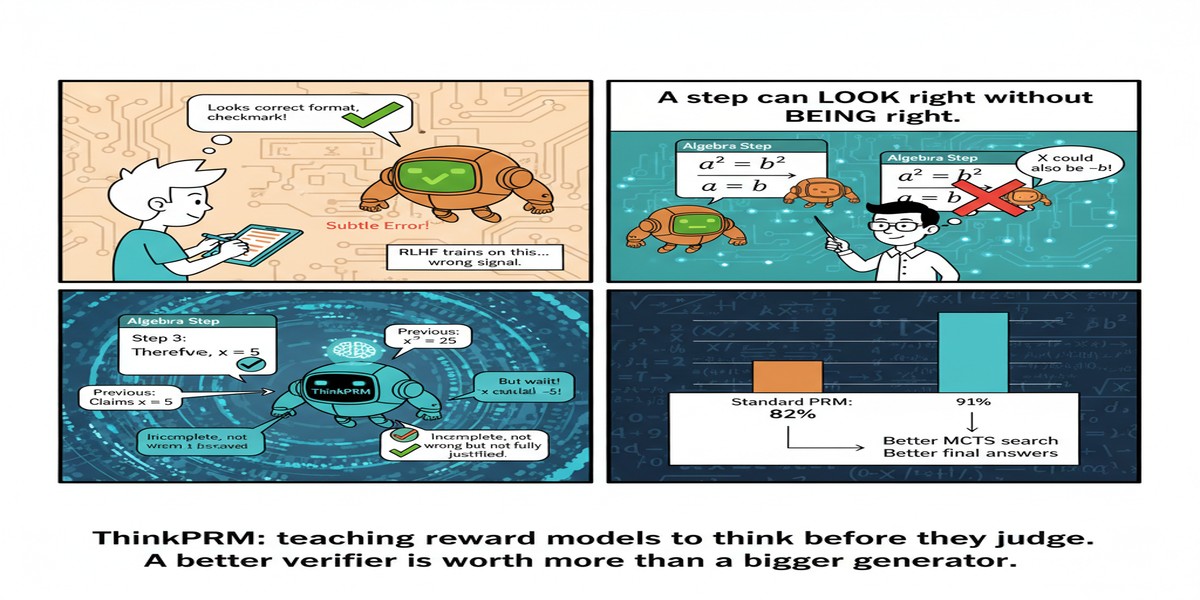 Thinkprm Process Reward Models - Educational Comic