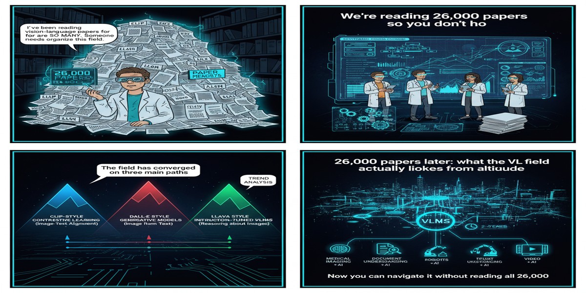 Vlm Survey 26K Papers - Educational Comic