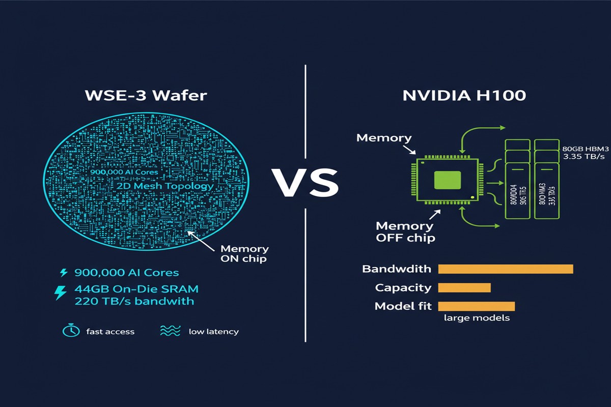 Cerebras Wse Vs Nvidia - Architecture Diagram
