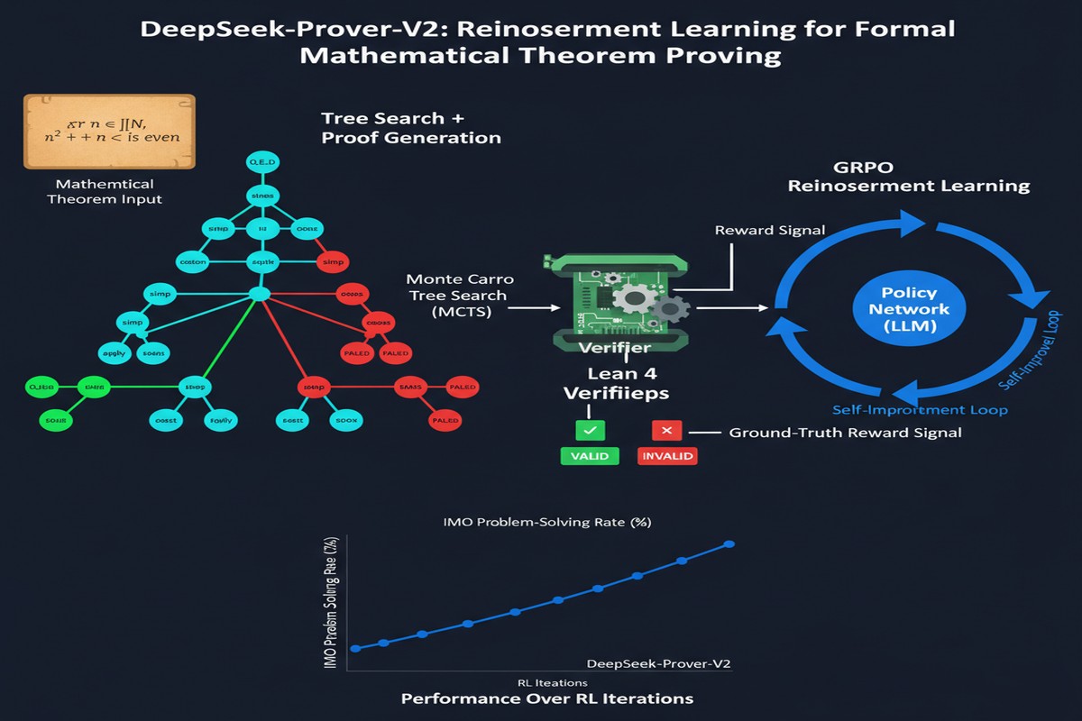 Deepseek Prover V2 Formal Math - Architecture Diagram
