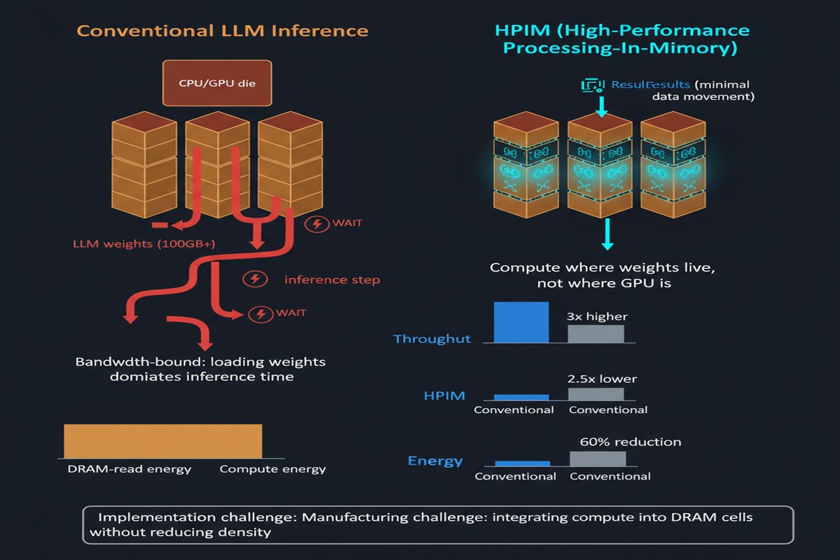 Hpim Processing In Memory Llm - Architecture Diagram