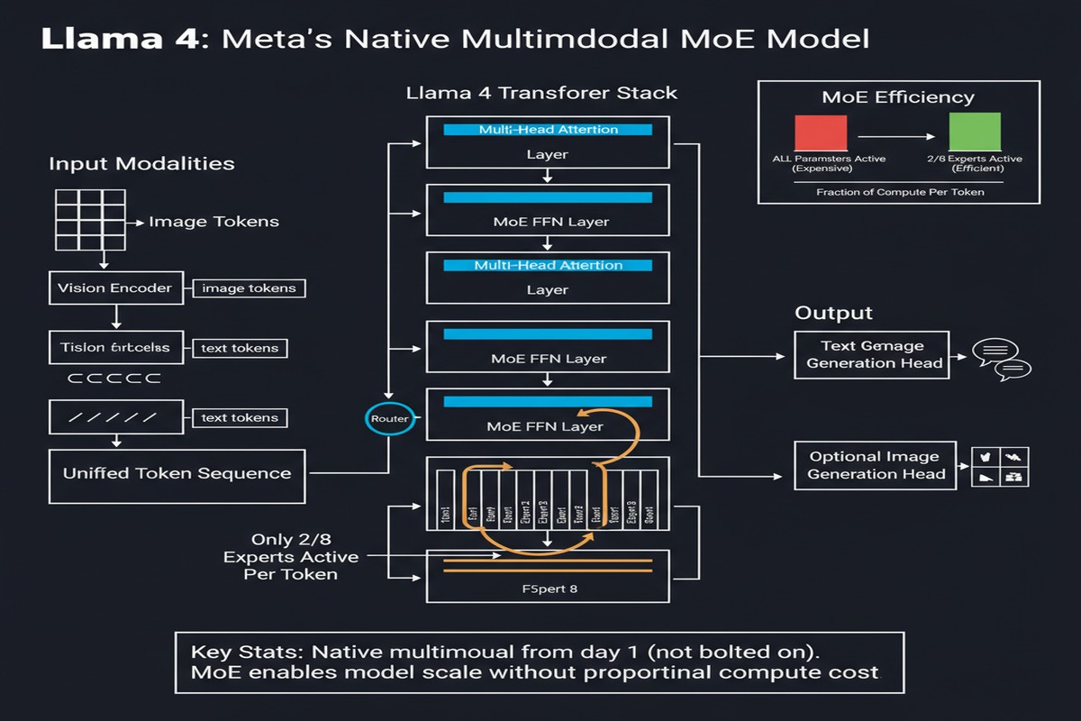 Llama4 Multimodal Moe - Architecture Diagram