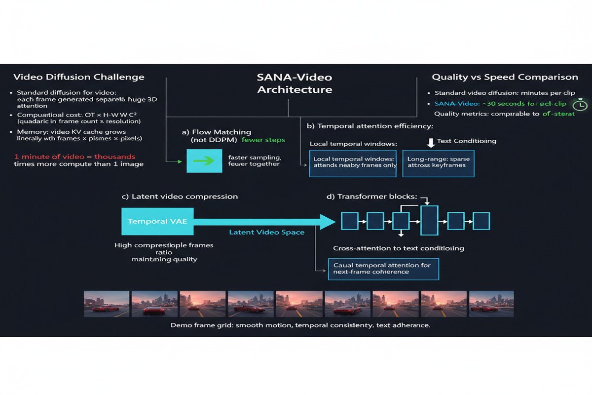 Sana Video Diffusion Transformer - Architecture Diagram